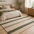 Minimalist Geometric Stripe Area Rug