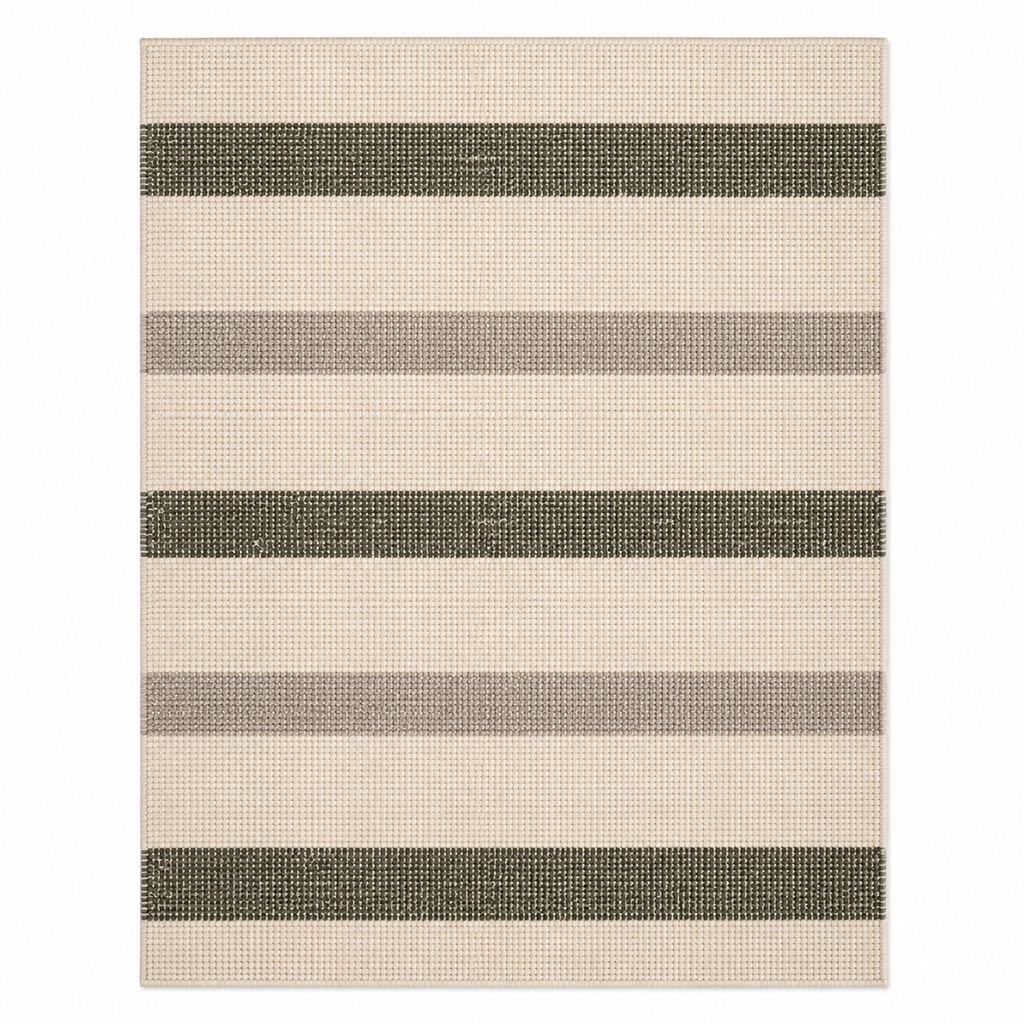 Minimalist Geometric Stripe Area Rug