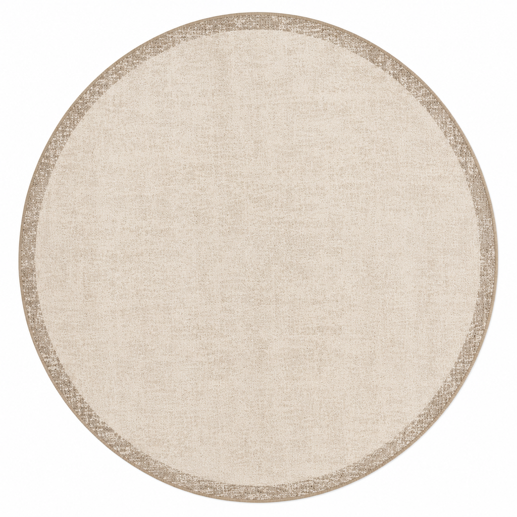 Vintage Washed Round Area Rug