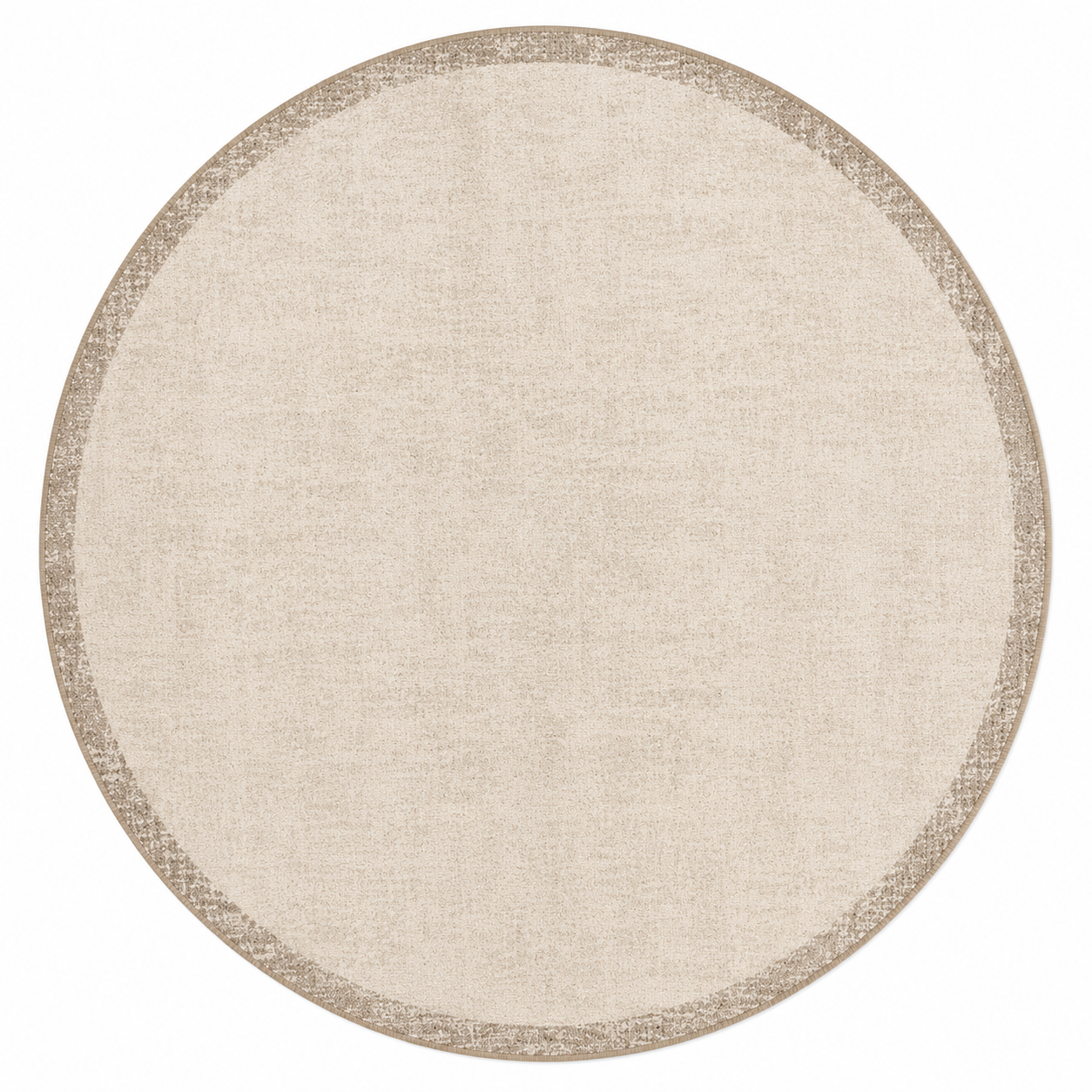 Vintage Washed Round Area Rug