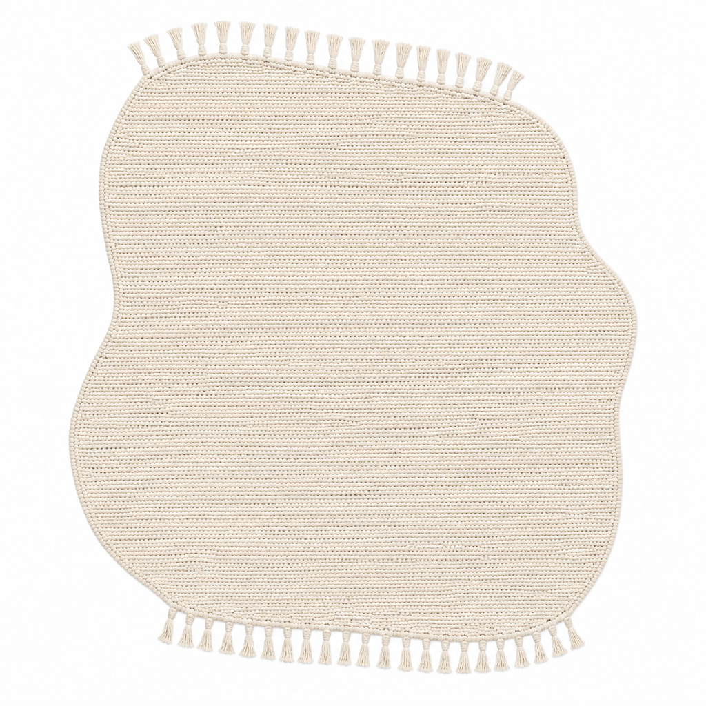 Handwoven Tassel Area Rug