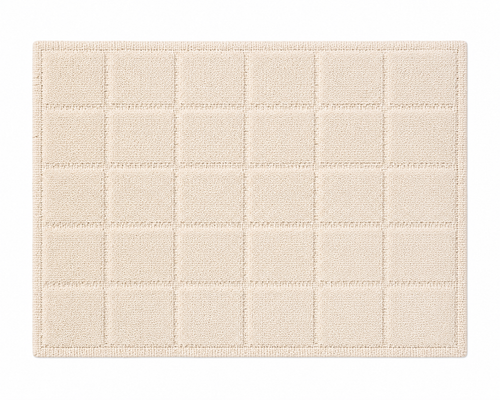 Minimalist Soft Beige Bath Rug