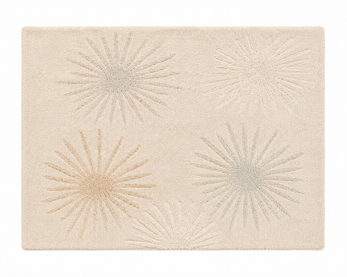 Firework Plush Bath Rug