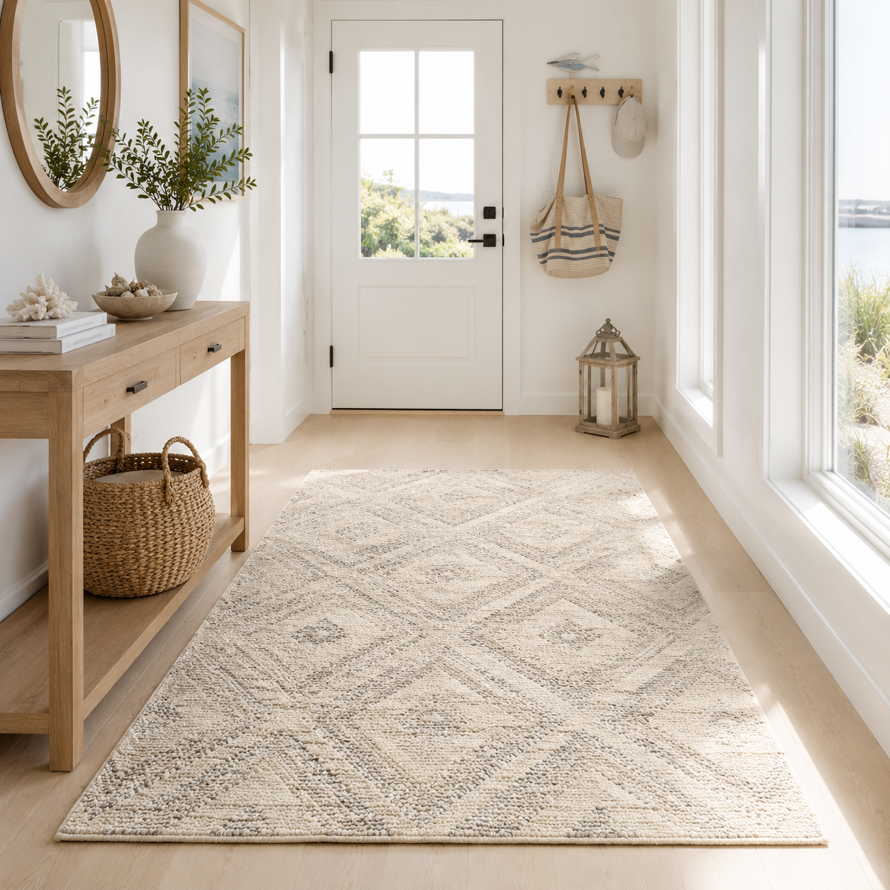 Diamond Plush Entryway Rug